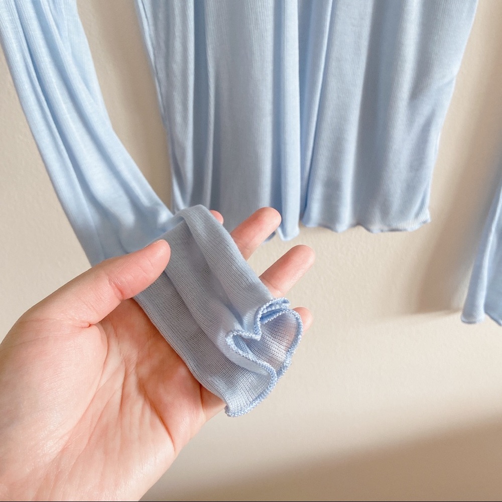 NEW ZARA Ribbed Top - Picture 6 of 10